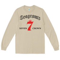 Mushroom Seagrams 7 Bk 1.png Long Sleeve Tee - SnappyArt