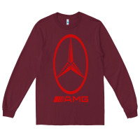 Burgundy amg Long Sleeve Tee - SnappyArt