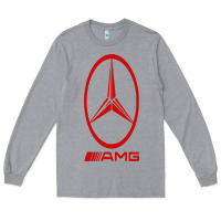 Heather Grey amg Long Sleeve Tee - SnappyArt
