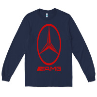 Navy amg Long Sleeve Tee - SnappyArt
