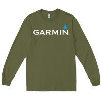 Army Green Official Garmin Original Merchandise Long Sleeve Tee - SnappyArt
