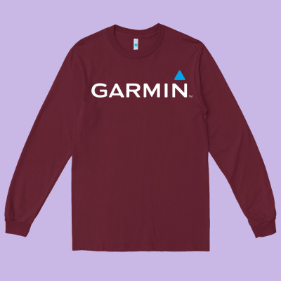 Official Garmin Original Merchandise Long Sleeve Tee Designed By Snappyart