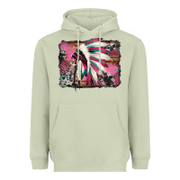Matcha indian headdress valentine's day Heavyweight Hoodie - Jasminsmagicworld