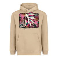 Indian Headdress Valentine's Day Heavyweight Hoodie | Teevron