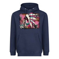 Navy indian headdress valentine's day Heavyweight Hoodie - Jasminsmagicworld