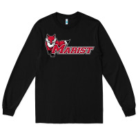 Black cool,marist,red,foxes Long Sleeve Tee - SnappyArt