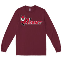 Burgundy cool,marist,red,foxes Long Sleeve Tee - SnappyArt