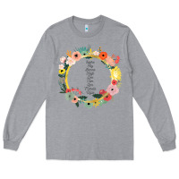 Heather Grey Keeper of the Lost Cities Characters Flowers Long Sleeve Tee - SnappyArt