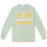 Matcha mens my dad is a drummer your dad not drum player father's day t shirt Long Sleeve Tee - SnappyArt