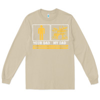 Mushroom mens my dad is a drummer your dad not drum player father's day t shirt Long Sleeve Tee - SnappyArt