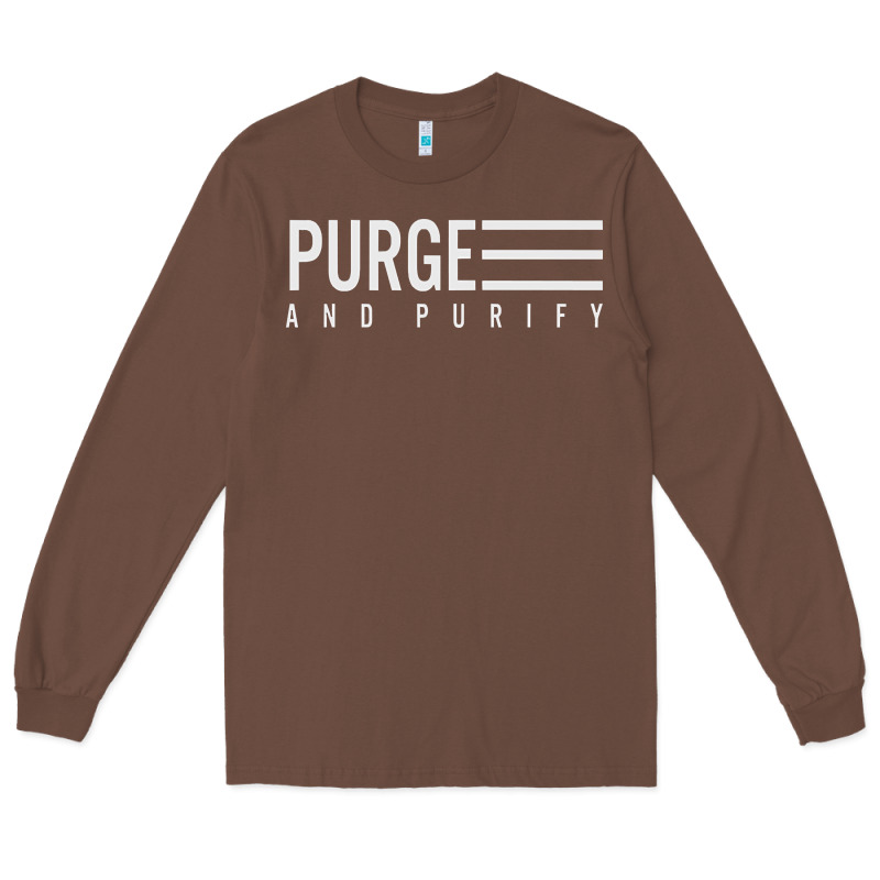 Purge And Purify Graphic Long Sleeve Tee by SnappyArt | Teevron