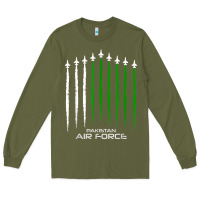 Army Green pakistan air force shirt   pakistani flag men women kids t shirt Long Sleeve Tee - SnappyArt