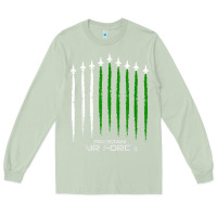 Matcha pakistan air force shirt   pakistani flag men women kids t shirt Long Sleeve Tee - SnappyArt