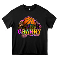 Black basketball granny Heavy Core Tee - OliviaCreatesArt