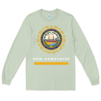 Matcha new hampshire state flag new Long Sleeve Tee - SnappyArt
