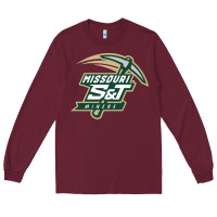 Burgundy Missouri S&T Miners Long Sleeve Tee - SnappyArt