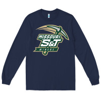 Navy Missouri S&T Miners Long Sleeve Tee - SnappyArt