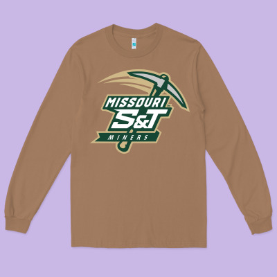 Missouri S&t Miners Long Sleeve Tee Designed By Snappyart