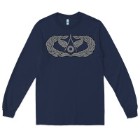 Navy Air Force Civil Engineer Badge Long Sleeve Tee - SnappyArt