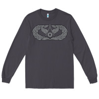 Smoke Air Force Civil Engineer Badge Long Sleeve Tee - SnappyArt