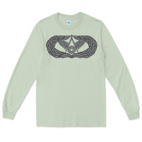 Matcha Air Force Civil Engineer Badge Long Sleeve Tee - SnappyArt