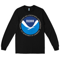 Black noaa national oceanic and atmospheric administrati Long Sleeve Tee - SnappyArt