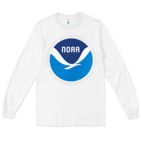 White noaa national oceanic and atmospheric administrati Long Sleeve Tee - SnappyArt