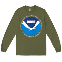 Army Green noaa national oceanic and atmospheric administrati Long Sleeve Tee - SnappyArt