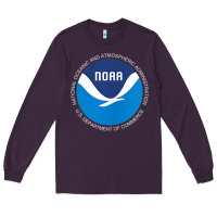Plum noaa national oceanic and atmospheric administrati Long Sleeve Tee - SnappyArt