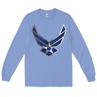 Colony Blue US Air Force USAF Long Sleeve Tee - SnappyArt