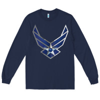 Navy US Air Force USAF Long Sleeve Tee - SnappyArt