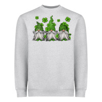 Heather Grey st patricks gnomes Heavyweight Sweatshirt - Jasminsmagicworld