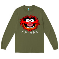Army Green Muppets Animal Long Sleeve Tee - SnappyArt