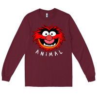 Burgundy Muppets Animal Long Sleeve Tee - SnappyArt