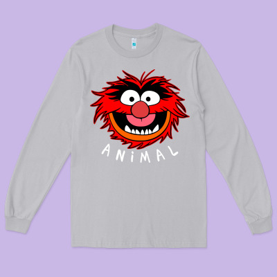 Muppets Animal Long Sleeve Tee Designed By Snappyart
