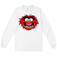 White Muppets Animal Long Sleeve Tee - SnappyArt