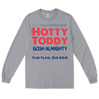 Heather Grey hotty toddy Long Sleeve Tee - SnappyArt