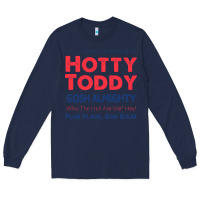 Navy hotty toddy Long Sleeve Tee - SnappyArt
