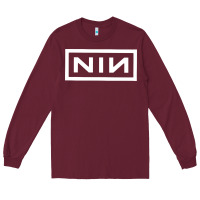 Burgundy nine inch Long Sleeve Tee - SnappyArt