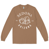 Toasted Coconut womens sedona arizona t shirt sedona az vintage arizona vacation v nec Long Sleeve Tee - SnappyArt
