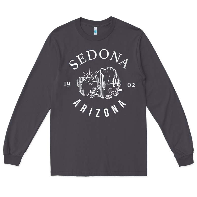 Womens Sedona Arizona T Shirt Sedona Az Vintage Arizona Vacation V Nec Long Sleeve Tee by SnappyArt | Teevron