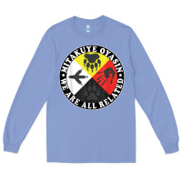 Colony Blue native american medicine wheel, mitakuye oyasin t shirt Long Sleeve Tee - SnappyArt