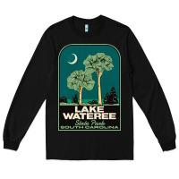 Black Trending Lake Wateree State Park Sc Vintage Travel Long Sleeve Tee - SnappyArt