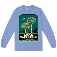 Colony Blue Trending Lake Wateree State Park Sc Vintage Travel Long Sleeve Tee - SnappyArt