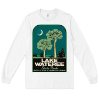 White Trending Lake Wateree State Park Sc Vintage Travel Long Sleeve Tee - SnappyArt