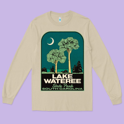 Trending Lake Wateree State Park Sc Vintage Travel Long Sleeve Tee Designed By Snappyart