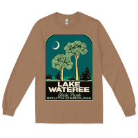 Toasted Coconut Trending Lake Wateree State Park Sc Vintage Travel Long Sleeve Tee - SnappyArt