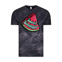 Cloud Black sweet summer watermelon 1 Vintage Tee - BundleAndBundleShop