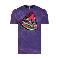 Cloud Purple sweet summer watermelon 1 Vintage Tee - BundleAndBundleShop