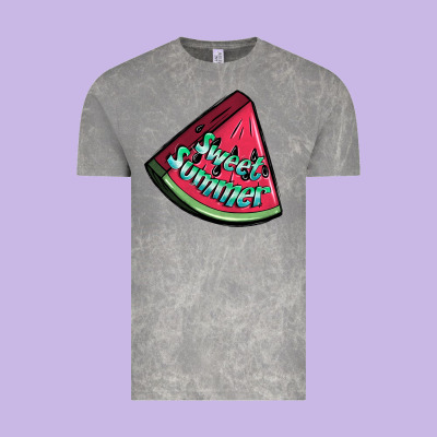 Sweet Summer Watermelon 1 Vintage Tee Designed By Bundleandbundleshop